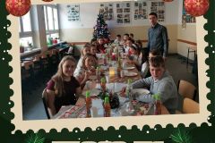 Red and Green Traditional Family Christmas Instagram Post - 1